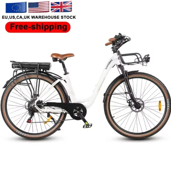 EU Stock 28-Inch City E-Bike | 500W 36V 13Ah Electric Road Bike 7-Speed - Image 2