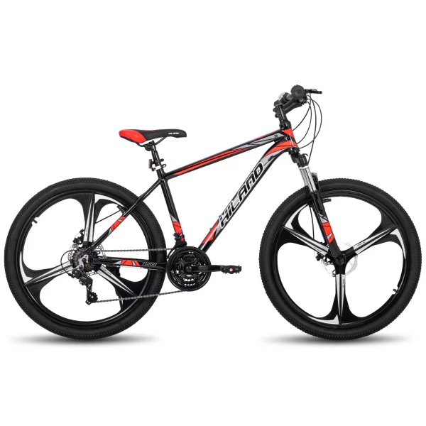 Hiland Mountain Bike | Shimano 21-Speed Aluminum Frame, 26-Inch Wheels, Disc Brakes for Men & Women - Image 7