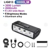 NEWBOLER 10000-Lumen Waterproof Bicycle Light | USB Rechargeable 10000mAh Front Bike Lamp for MTB & Road Cycling - Image 10