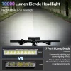 NEWBOLER 10000-Lumen Waterproof Bicycle Light | USB Rechargeable 10000mAh Front Bike Lamp for MTB & Road Cycling - Image 5