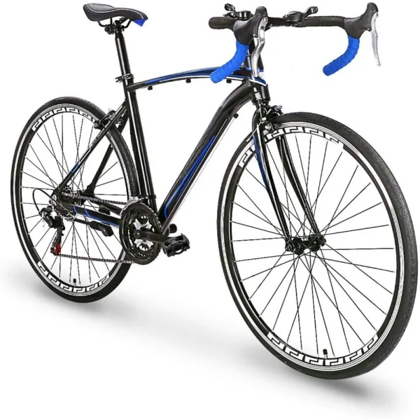 14-21 Speed Road Bike | Lightweight Aluminum Alloy Frame, 700C Wheels, Dual Disc/V Brakes, Adult Racing Bicycle - Image 2