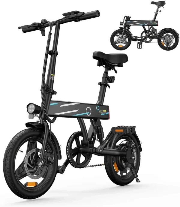 Misinwheel Electric Bike for Adults | 500W Motor, 20MPH Folding E-Bike with Smart Uphill Assist, 14”/16”/20” Options - Image 7