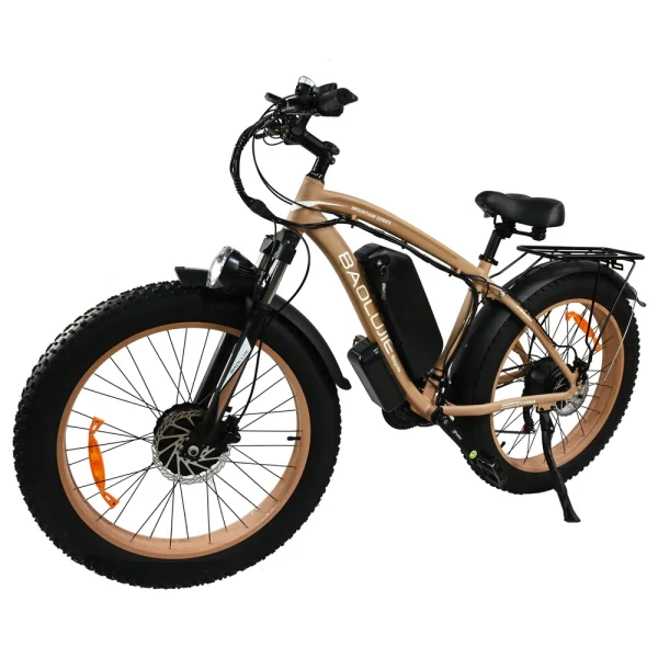 Baolujie 2000W Electric Bike | 35MPH Fat Tire Ebike for Adults with 20Ah Removable Battery, 26”x4” Tires, 80-Mile Range - Image 8