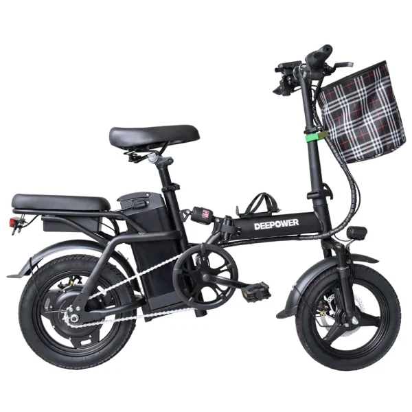 Electric Bike for Adults | 600W Peak Motor, 20MPH Folding Ebike with 14” Tires, 3 Levels Assist, and Multi-Shock Suspension - Image 7