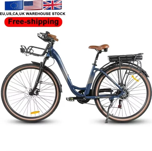 EU Stock 28-Inch City E-Bike | 500W 36V 13Ah Electric Road Bike 7-Speed - Image 3