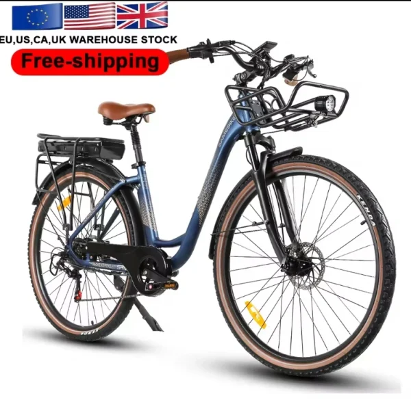 EU Stock 28-Inch City E-Bike | 500W 36V 13Ah Electric Road Bike 7-Speed - Image 7