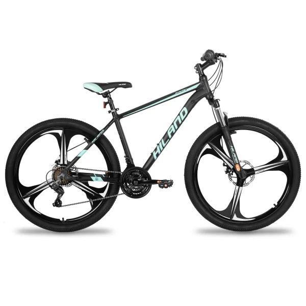 Hiland Mountain Bike | Shimano 21-Speed Aluminum Frame, 26-Inch Wheels, Disc Brakes for Men & Women - Image 8