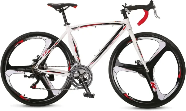 14-21 Speed Road Bike | Lightweight Aluminum Alloy Frame, 700C Wheels, Dual Disc/V Brakes, Adult Racing Bicycle - Image 8