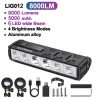 NEWBOLER 10000-Lumen Waterproof Bicycle Light | USB Rechargeable 10000mAh Front Bike Lamp for MTB & Road Cycling - Image 9