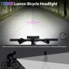 NEWBOLER 10000-Lumen Waterproof Bicycle Light | USB Rechargeable 10000mAh Front Bike Lamp for MTB & Road Cycling - Image 4