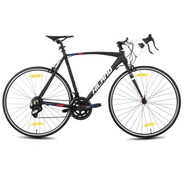 Hiland 700C Road Bike | 14-Speed Lightweight Aluminum Racing Bike | Commuter Bicycle for Men & Women - Image 2